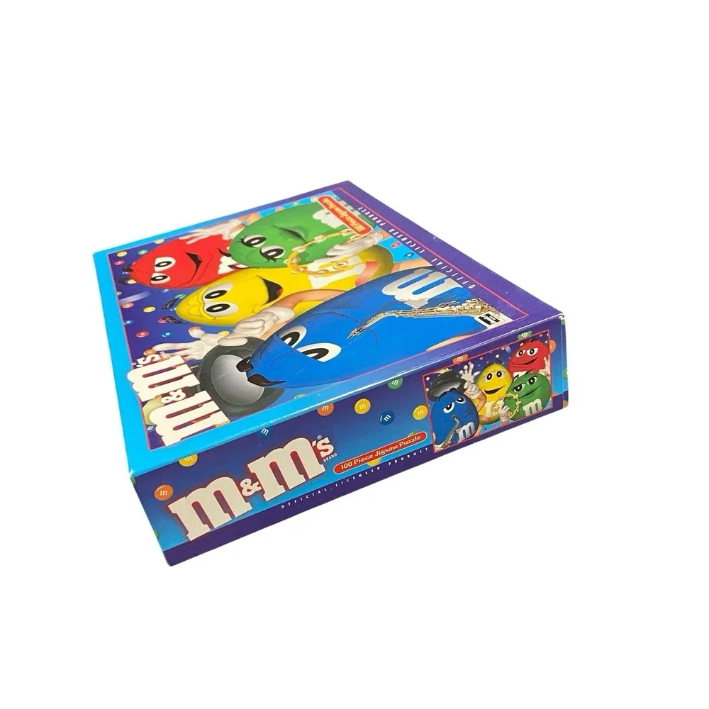 RoseArt M&M's 100 Piece Jigsaw Puzzle Sealed New Official Licensed 2001